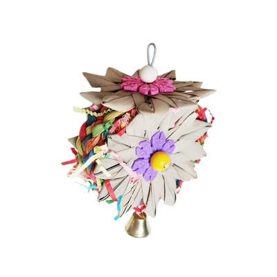 1 τεμ. Παπαγάλος Παιχνίδι Πουλί Κρεμαστό Μικρό Παιχνίδι Μασήματος Παιχνιδιών Μπάλα Πουλί για κατοικίδια Κούνια Κλουβί γέφυρας Παιχνίδι για Lovebird Cockatiels Budgies