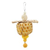 Paukščių žaislai papūgoms Natūralūs paukščių narvelių smulkintuvai žaislai paukščių kramtomieji žaislai su varpeliu Paukščių dresavimo žaislai Gyvūnų kramtomieji žaislai mažiems