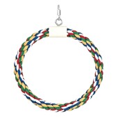 Lógó kisállat madár papagáj pamut kötél körgyűrű állvány hinta ketrec rágójáték