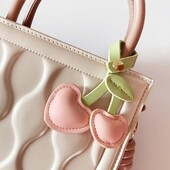 Breloc cireșe Decor breloc bricolaj Accesorii de artizanat Piersică inimă geantă pandantiv geantă decorare dragoste cireș pandantiv femei/bărbați