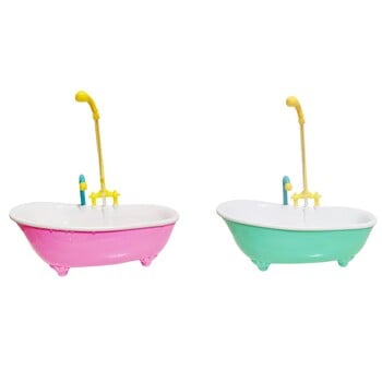 Parrot Automatic IntelligentBath Bird Shower Bathtub Консумативи Синя сладка пластмасова клетка Аксесоари Домакински аксесоар Bird Bath