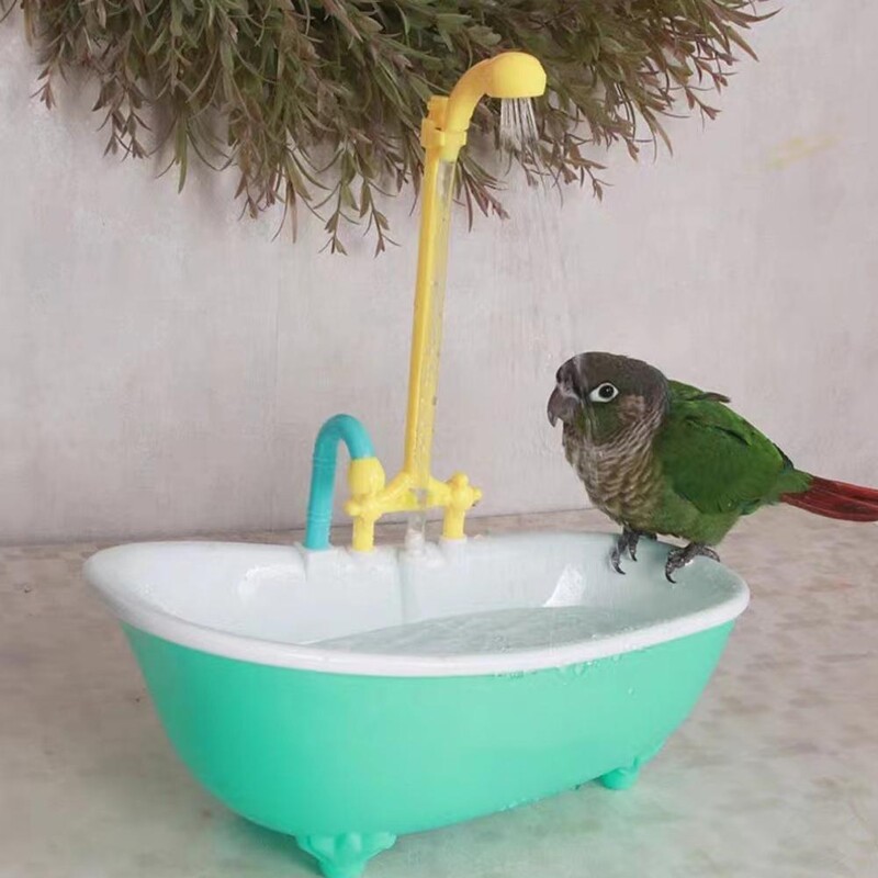 Parrot Automatic IntelligentBath Bird Tuš Kad Plastični pribor Kavez Slatki dodaciKućanski pribor za papagaje Bird I4G8