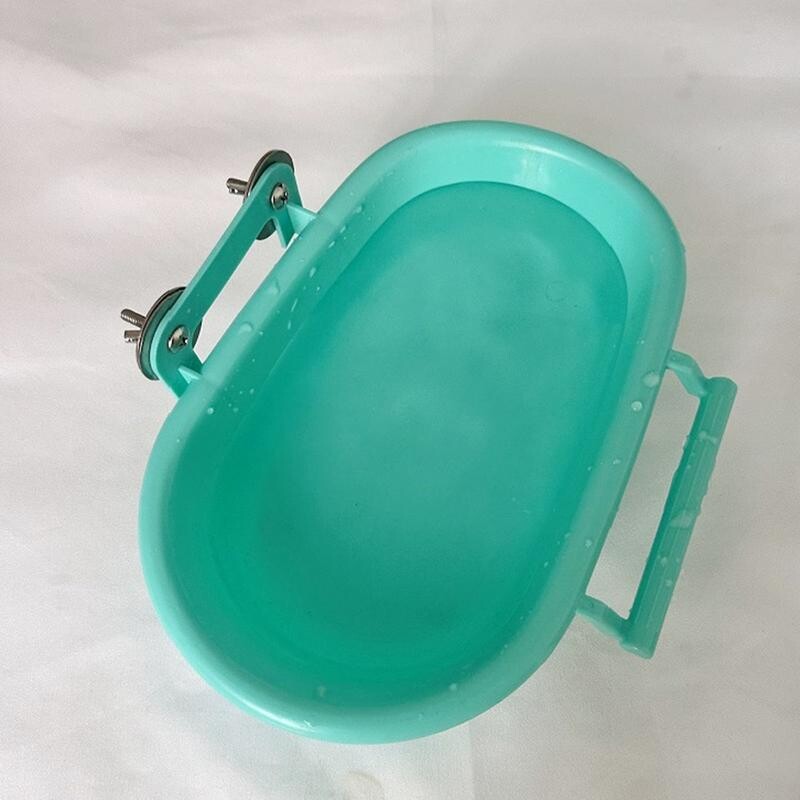 Baie de păsări pentru cușcă papagal mare Hrănitor de apă pentru păsări montat pe perete Hrănitor de apă pentru păsări montat pe perete în aer liber pentru papagal mediu mic