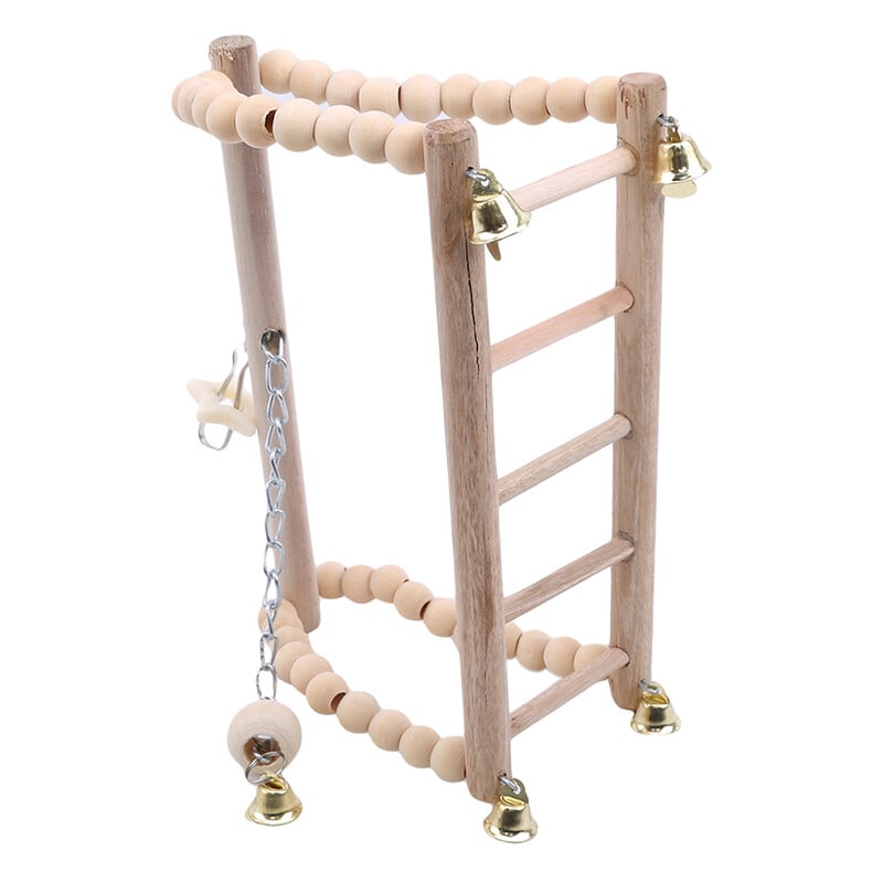 Jucării pentru papagal pentru păsări Leagăn agățat din lemn, hamac, scări pentru cățărat, bibani, jucărie, peruș, calopsiți, cuști pentru păsări, 2023 nou