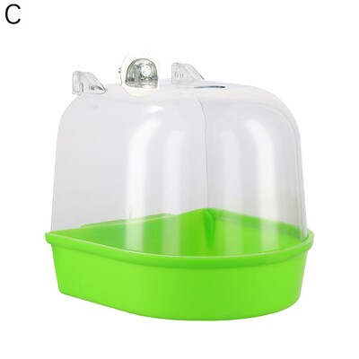 Kabanti paukščių maudymosi dėžė, papūgų dušo narvas, papūgos vonios dėžutė, skirta kanarėlių paukščiams, papūgos papūgoms, kakutėms, papūgoms