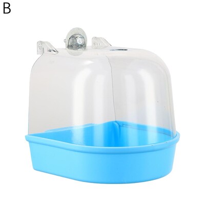 Kabanti paukščių maudymosi dėžė, papūgų dušo narvas, papūgos vonios dėžutė, skirta kanarėlių paukščiams, papūgos papūgoms, kakutėms, papūgoms