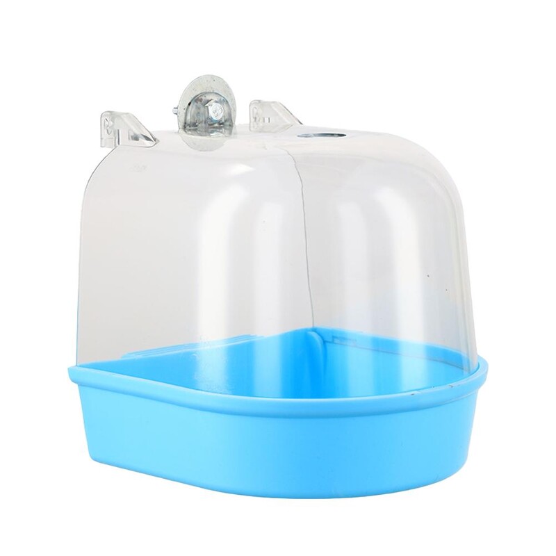 Kabanti paukščių maudymosi dėžė, papūgų dušo narvas, papūgos vonios dėžutė, skirta kanarėlių paukščiams, papūgos papūgoms, kakutėms, papūgoms