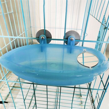 Mirrored Bird Bath Pet Cage Λεκάνη Μπανιέρα Parrot Μπανιέρα Parrot Μπανιέρα Προμήθειες ντους με καθρέφτη Πουλιά αξεσουάρ κλουβιού Παιχνίδια για κατοικίδια