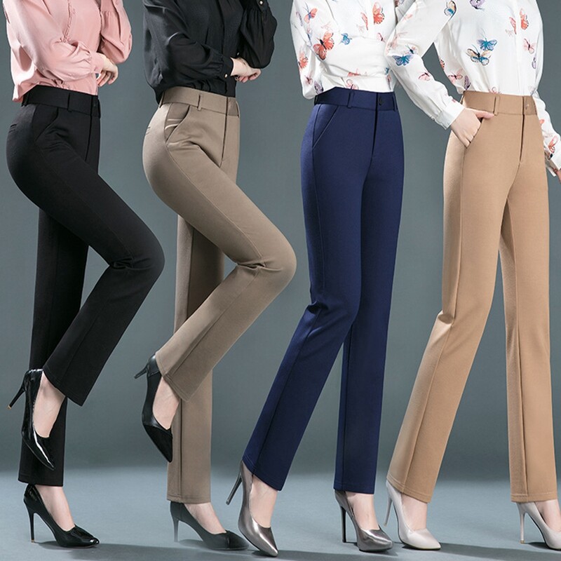 De înaltă calitate, de primăvară și toamnă, pantaloni drepti subțiri elastici cu talie înaltă, tricotați, extra mari, leggings casual, pantaloni Y2k, S-10XL