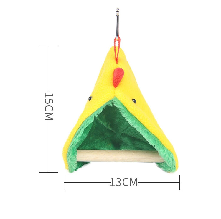 Viseća mreža za papige za kućne ljubimce Viseći krevet za ptice Kućica Kavez Gnijezdo Plišani zimski topli šator Kavez za papige Pribor za ptice Accesorios Para Pajaros