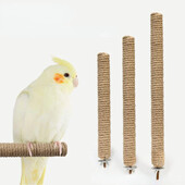 1 τεμ. Pet Bird Chew Toys Parrot Perches Stand Πλατφόρμα Κλουβί Παιχνίδι πόδι λείανση Clean Toys Παπαγάλος Scrub Stick