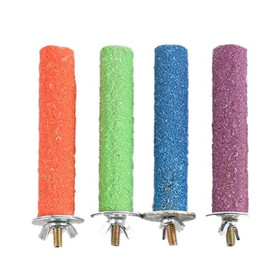 Stalak za ptice Štap za mljevenje Papiga Matirani stalak za grgeč za kavez Oštrenje kandži Igračka za kavez za grgeče za korelije Budgies Medium