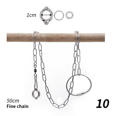 Papagaiļa kāju gredzens nerūsējošā tērauda putna potītes pēdas ķēdes gredzens pret sakodienu stiepļu virve āra lidošanas treniņu piederumi baložu piegāde