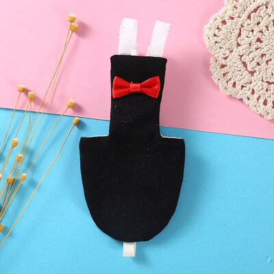 Madárpapagáj pelenka csokornyakkendővel Aranyos repülő öltöny pelenkázó ruhák zöld arcra Conure papagáj galambok közepes méretű kisállat madár