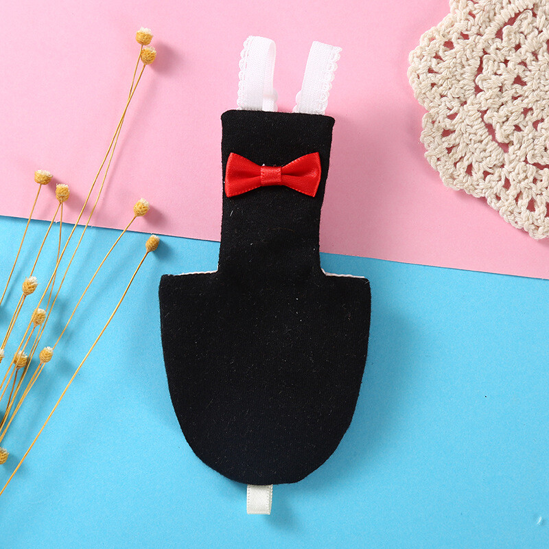 Madárpapagáj pelenka csokornyakkendővel Aranyos repülő öltöny pelenkázó ruhák zöld arcra Conure papagáj galambok közepes méretű kisállat madár