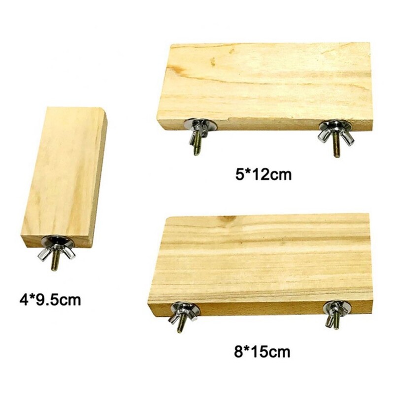 Drveni stalak za papige, ptice, platforma, viseći kavez, dekoracija, igračka za brušenje šapa, platforma za grgeče za ptice, platforma za brušenje šapa, stalak za papige