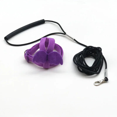 Cablu lung ham pentru păsări lesă frânghie de antrenament anti-mușcătură decorativă ușoară pentru papagal vestă pentru papagal frânghie accesorii pentru păsări mici