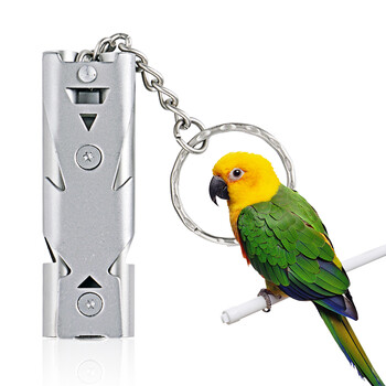 Birds Ultrasonic Training Whistle από ανοξείδωτο ατσάλι Επιστροφή στο Nest Εργαλείο εκπαίδευσης πουλιών για Parrot Pigeon