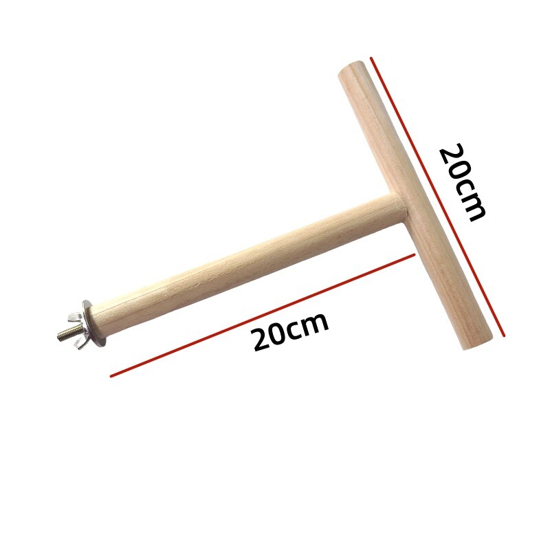 Suport pentru jucării pentru papagal, stâlp, suport pentru păsări în formă de T, biban, jucărie pentru păsări, accesorii pentru cușcă pentru păsări, provizii pentru păsări