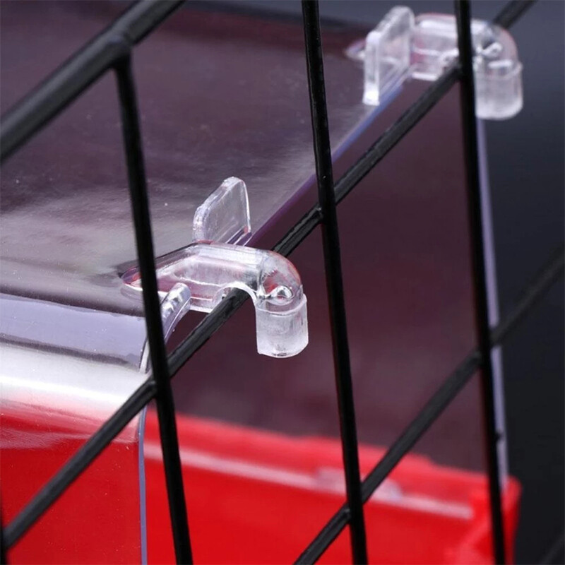 Paukščių vonios vonia Paukščių papūgos strazdas plastikinis dušo kambarys, pakabinamas papūgos narvas, smėlio vonia, švarus įrankis paukščių priedai