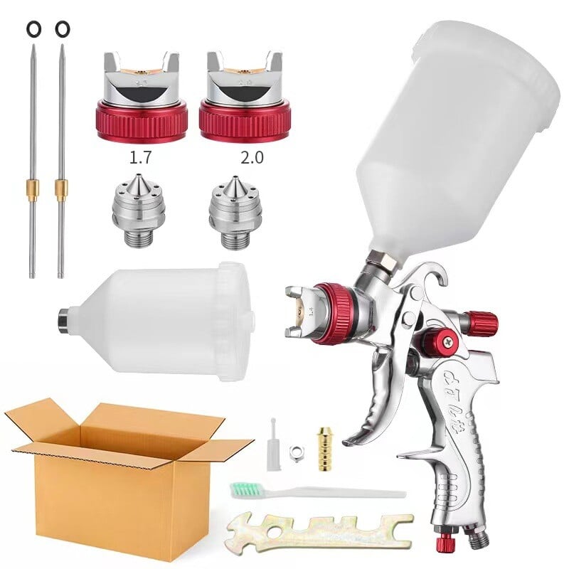 2008 Prekogranični pneumatski pištolj za raspršivanje Automobilski lim za raspršivanje Pištolj za raspršivanje visoke atomizacije Pištolj za završni premaz 1.4/1. 7/2,0 mm