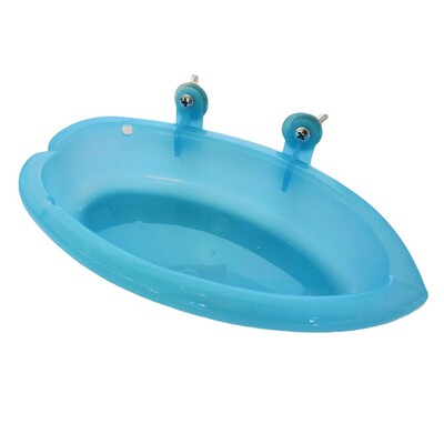 Kadica za kupanje s igračkom za ptice i zdjelicom za hranjenje hrane za papigu papagaj, zebu, kanarinca, afričkog sivog kakadua, hranjenje ptica