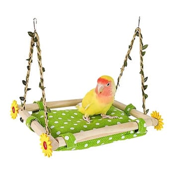 Bird Standing Perch for Parrot Birdcages Warm Swing Hammocks Bed Bird Rest Sleep Sleep Cockatiels Lovebirds Swing Toy