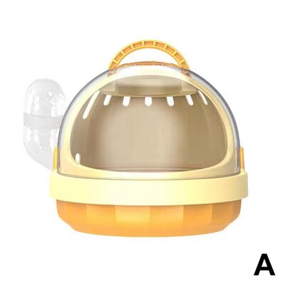 Prozračni mrežasti kavez za izlete hrčaka Prozirna panoramska vjeverica Zlatni medvjed otporna na habanje prijenosna torba za nošenje