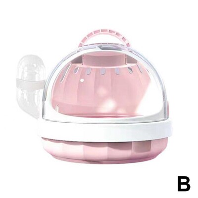 Prozračni mrežasti kavez za izlete hrčaka Prozirna panoramska vjeverica Zlatni medvjed otporna na habanje prijenosna torba za nošenje