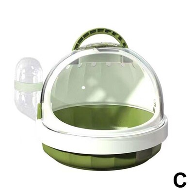 Prozračni mrežasti kavez za izlete hrčaka Prozirna panoramska vjeverica Zlatni medvjed otporna na habanje prijenosna torba za nošenje