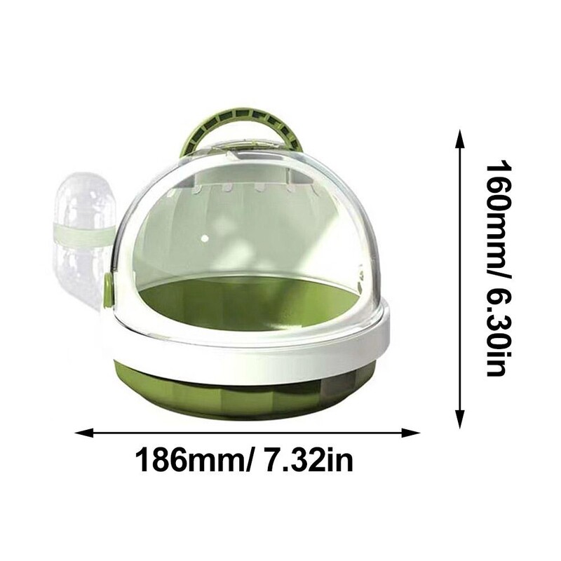 Prozračni mrežasti kavez za izlete hrčaka Prozirna panoramska vjeverica Zlatni medvjed otporna na habanje prijenosna torba za nošenje