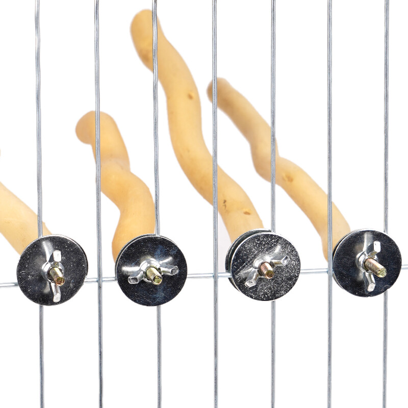 Papūgos stovo žaislai Natūralios medienos šakutės šakelė ešerys paukščio narvas Kabantys sūpynės naminių paukščių kramtomasis žaislas žaidimų aikštelės reikmenys paukščiams