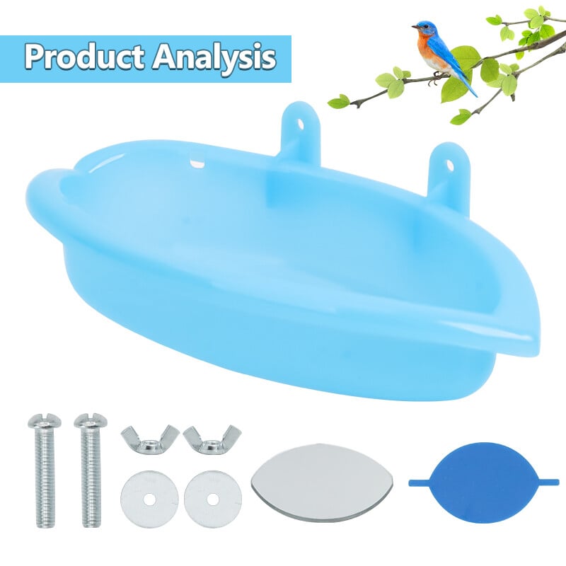 Kadica za papige s ogledalom/bez ogledala Dodaci za kavez za kućne ljubimce Kutija za tuširanje za kupanje ptica Alat za kavez za ptice Viseća kada za tuširanje Igračke za ptice