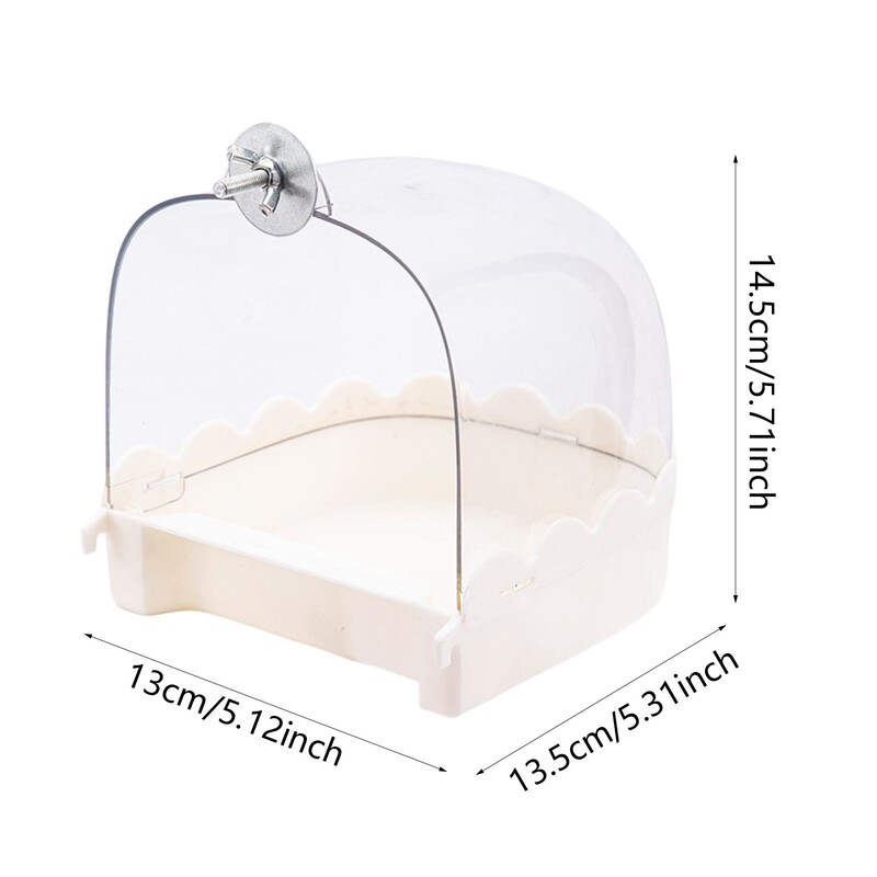 Pakabinama paukščių vonia, nesandariai lengvai montuojama paukščių dušo dėžė Paukščių vonia, skirta papūgams Mylimosios papūgos papūgėlės, mažų paukščių kikiliai