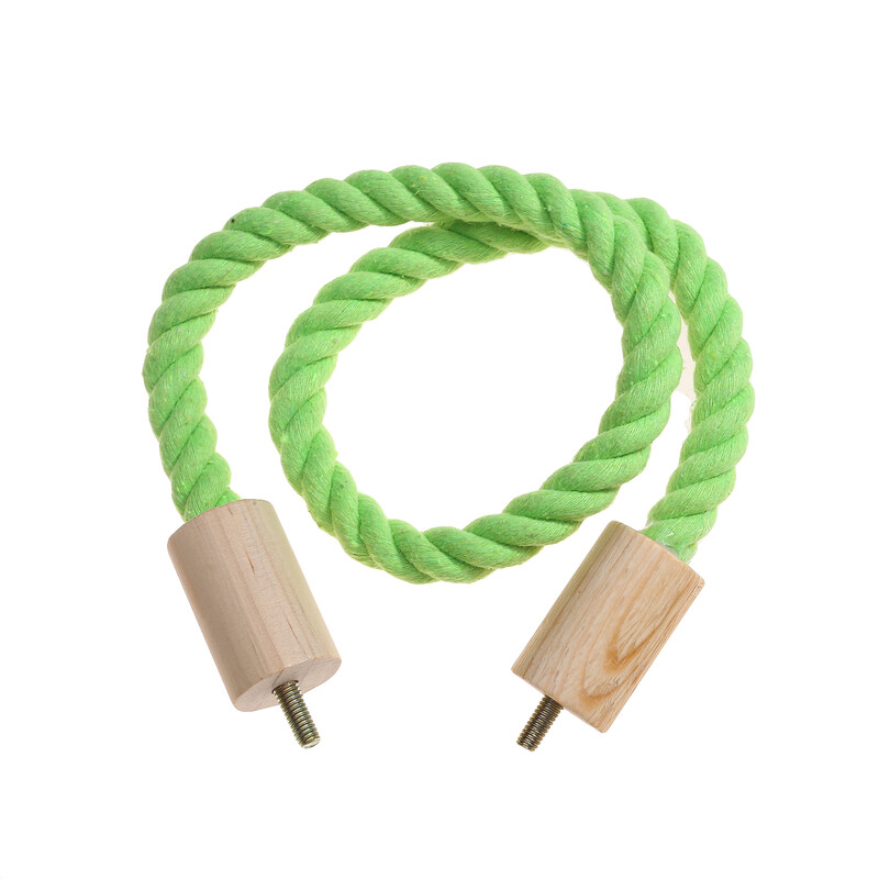 Madárkötél sügér Hajlítható pamut kötélállvány játék papagáj álló bot Madárketrec Rágós hegymászó játékok S/L Tartsa egészségét BirdSuppli