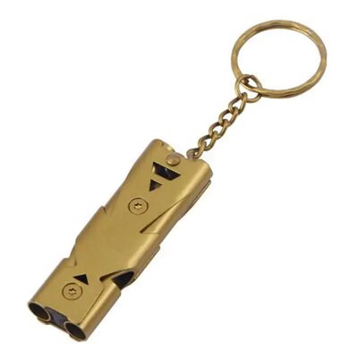 Āra briesmu svilpe nerūsējošā tērauda svilpe āra izdzīvošanas putnu rotaļlieta putnu apmācības piederumi