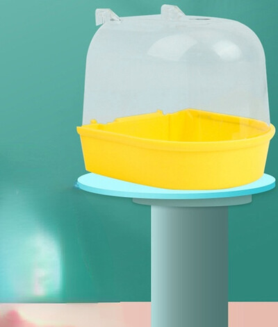 Kabantys paukščių vonios kubeliai Papūgos vonios vonios dušo dėžutės narvelio aksesuaras, skirtas mažam kanarėlių papūgos papūgos papūgos keksui paukščių reikmenims