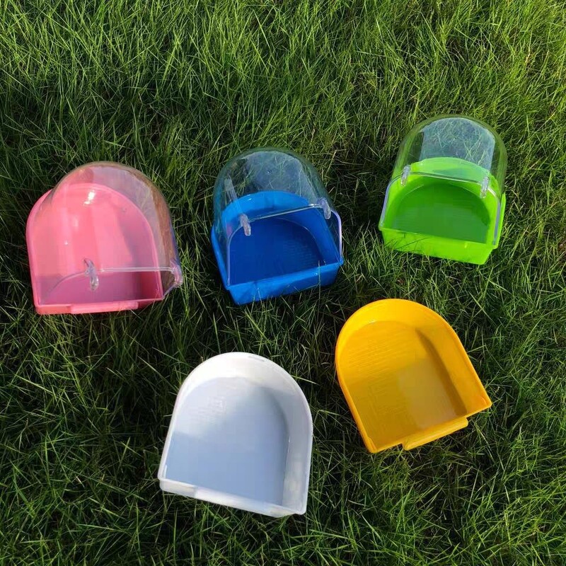 Kabantys paukščių vonios kubeliai Papūgos vonios vonios dušo dėžutės narvelio aksesuaras, skirtas mažam kanarėlių papūgos papūgos papūgos keksui paukščių reikmenims