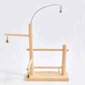 Stalak za ptice Drveni stalak za izlaganje Potrepštine za ptice Interaktivni zabavni park za papige Stanica za dresuru papiga Štap Stalak za papige