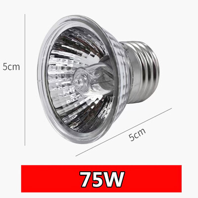 Roplių lempa 25/50/75W UVA+UVB 3.0 Naminių gyvūnėlių šilumos lemputė Vėžlys Basking UV lemputės Varliagyviai Driežai Temperatūros reguliatorius