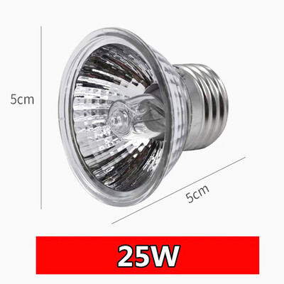 Roplių lempa 25/50/75W UVA+UVB 3.0 Naminių gyvūnėlių šilumos lemputė Vėžlys Basking UV lemputės Varliagyviai Driežai Temperatūros reguliatorius