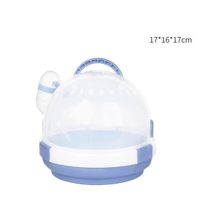 Cușcă pentru animale mici, cușcă pentru hamsteri, pentru rozătoare, ține la cald iarna, mini cușcă pentru animale de companie, cușcă pentru șobolani de călătorie, pentru exterior