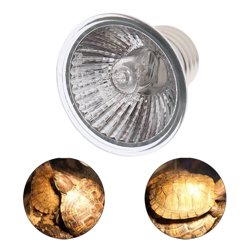 25/50/75W UVA+UVB 3.0 Halogena žarulja za gmazove Kornjača Kornjača Lampa za grijanje Vodozemci Gušteri E27 Svjetlo za grijanje