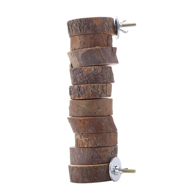 Χάμστερ Ladder Παιχνίδι Παπαγάλος Apple Wood Ladder Bird Πλατφόρμα αναρρίχησης από μασίφ ξύλο Πλαίσιο αναρρίχησης Τρίξιμο δόντια Δάγκωμα Προμήθειες τοπίου