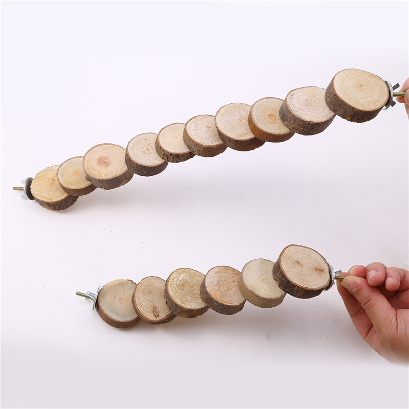 Žiurkėno kopėčios žaislas papūga obuolio medinės kopėčios paukštis medžio masyvo platforma laipiojimo rėmas, šlifuojantis dantis, kramtantis kraštovaizdžio formavimo reikmenis