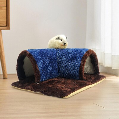 Maži gyvūnai Tunelis jūrų kiaulytės slėptuvė Kvėpuojanti žaidimų aikštelė Nuimamas kilimėlis Naminiai gyvūnai Urvas Jūrų kiaulytės namas žiurkėno kačiukui