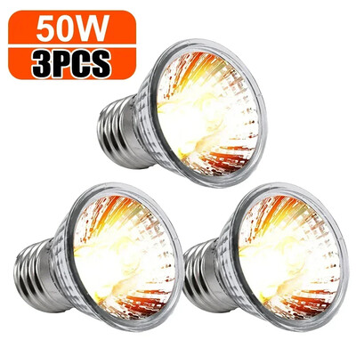 75/50/25 W Vėžlio driežo kepimo lempa UVB lemputė UV E27 lemputės Varliagyviai Gyvatė Ropliai Šildymas Saulėje Kalcio papildas