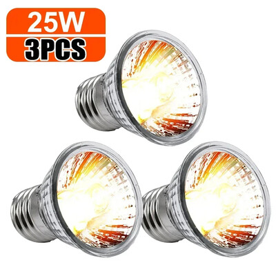 75/50/25 W Vėžlio driežo kepimo lempa UVB lemputė UV E27 lemputės Varliagyviai Gyvatė Ropliai Šildymas Saulėje Kalcio papildas