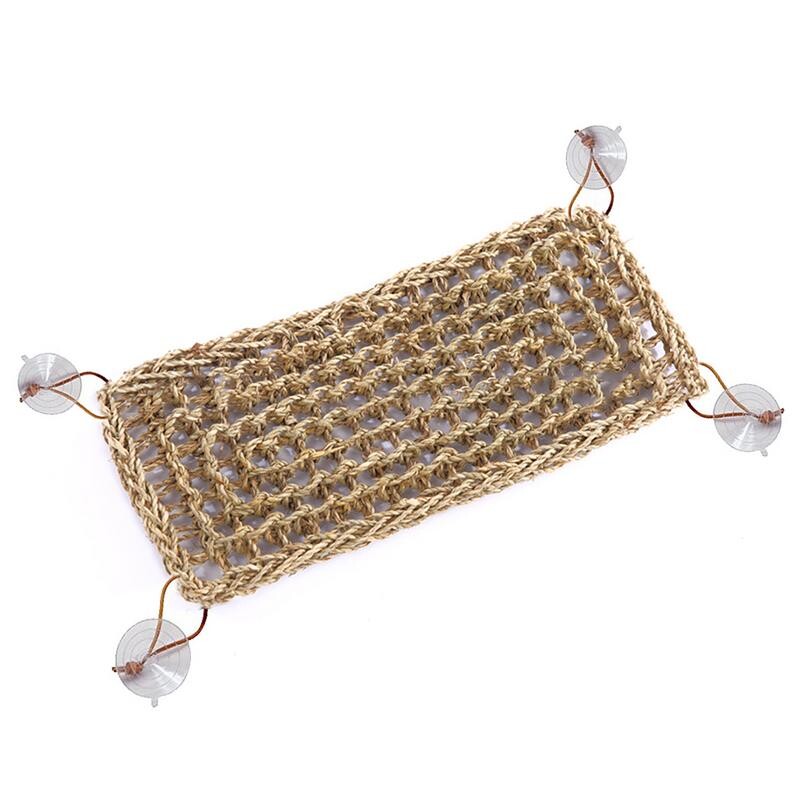 Hüllő Gyík Függőágy Hörcsög Hüllő Fű Szőnyeg Háziállat Hínár Függőágy Swing Kisállat Hüllő Játék akasztós ágyszőnyeg Akasztó kanapék