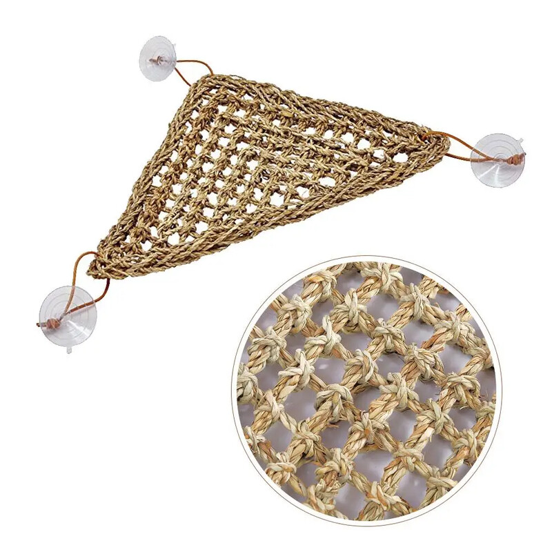 Reptile Lizard Hammock Hamster Reptile Grass Mat Pet κρεβάτι Κρεβάτι για κατοικίδια Φύκια αιώρα Swing Pet Ερπετό παιχνίδι κρεμαστό στρώμα κρεβατιού Κρεμαστοί καναπέδες